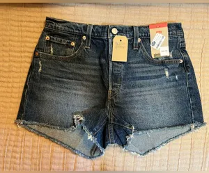 Levi's Women's 501 Original High-Rise Jean Shorts thumbnail 5