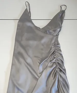 Lux LA‎ small silver mini dress thumbnail 1