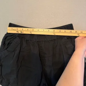 Pact Organic Cotton Hemp Blend Pull On Shorts Black Women Medium thumbnail 4