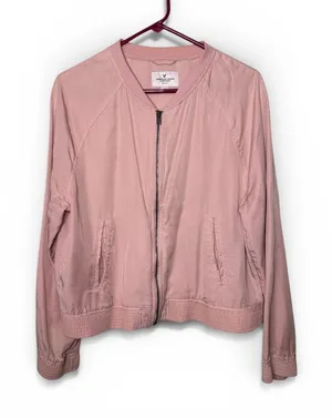 American Eagle Outfitters pink bomber jacket  thumbnail 1