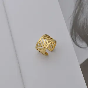 14k Gold Aztec Ring thumbnail 2