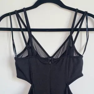 Mesh Cutout Mini Dress thumbnail 9