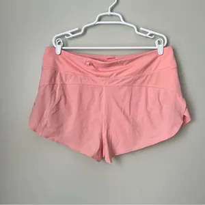 Athleta Women’s Pink High Rise Run With It Shorts Size XL thumbnail 4
