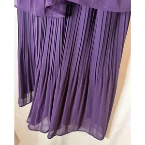 EXLURA Romper Dress Spaghetti Strap Pleated Romper sz. L thumbnail 9