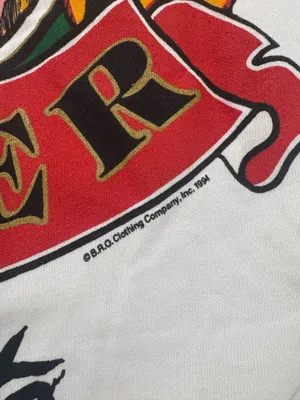 Vintage 1994 Gutt Beer Atlanta Sweatshirt XXL Pig Drinking Beer USA 90s thumbnail 6