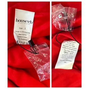 House of CB 'Ilaria' Red Bow Halter Dress from Size Small thumbnail 14