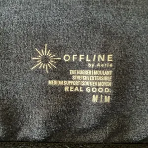 OFFLINE By Aerie The Hugger High Neck Longline Sports Bra in Night Sea Size M thumbnail 11