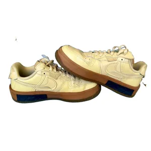 Nike Air Force 1 Fontanka Sesame Gum Brown Leather Sneakers Women's 7 DH1290-201 thumbnail 3