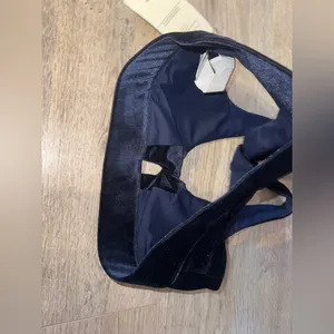 FABLETICS NEW Oasis Twist VELOUR Royal Blue Sports Bra Small thumbnail 8
