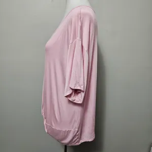 Forgotten Grace Pink Knot Front Top 2X Bohemian Pastel Clean Girl Feminine thumbnail 4