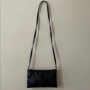 Kate Spade black patent crossbody bag thumbnail 2