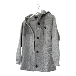 Patagonia Gray Hooded Button Front Better Sweater Fleece Jacket Sweater Size XS thumbnail 4