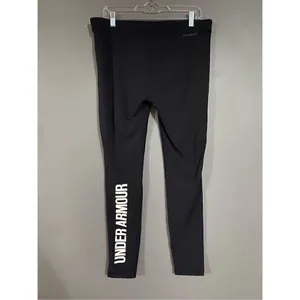 Under Armour Black Heat Gear Pull On Leggings Size XL NWOT thumbnail 4