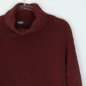 Aerie‎ Womens Turtleneck Sweater Knit Pullover Casual Fall Winter Brown Small thumbnail 3