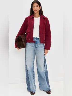 Free People We The Free Blair Vegan Suede Jacket in Dionysus S thumbnail 10