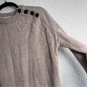 Sezane Women’s Mathie‎ Sweater Dress Wool Beige Camel Dress Size Medium thumbnail 10