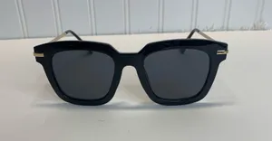 Aldo Brand Black Casual Glam Sunglasses Gold Metal thumbnail 1