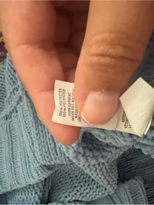 Aerie xs oversized blue sweater thumbnail 9