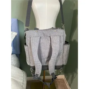 Ergobaby Baby Diaper Bag Backpack Gray thumbnail 6