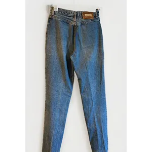Vintage Lawman Straight Leg Jeans Women's 9 HIgh Rise Blue Western Cowgirl thumbnail 2