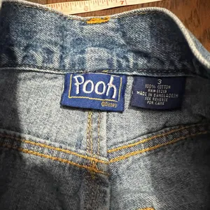 Disney Pooh Tigger Vintage Embroidered Denim Cropped Jeans thumbnail 6