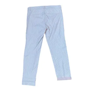 Khakis‎ by Gap Skinny Mini Pink Striped Rolled Pants Mid-Rise Stretch Women 6 thumbnail 8