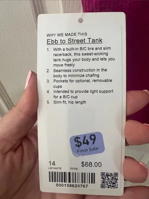 Ebb to Street Tank B/C Cup in Pink Flare thumbnail 5