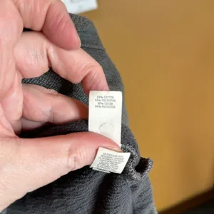 Aerie Gray Waffle Knit Pullover Oversized Size Small thumbnail 4