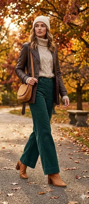 Marc Jacobs Corduroy Wide Leg Pants Teal Green Size 32 Minimalist Preppy Casual thumbnail 1