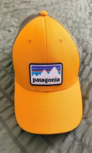Patagonia P6 Logo Mesh Trucker Hat Cap Snap Back thumbnail 1