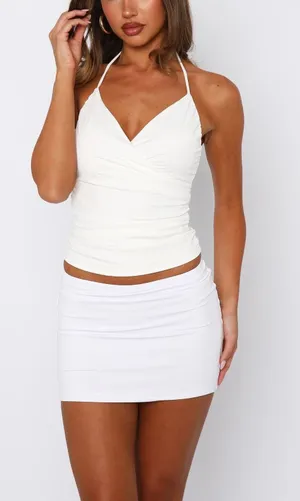 White Fox Boutique Skirt White thumbnail 1