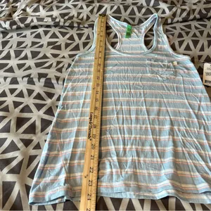 Honeydew‎ Intimates Super Soft Ribbed Light Blue Striped Scoop Neck Tank Top S thumbnail 13