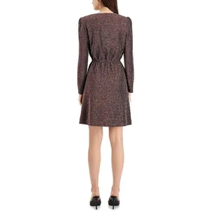 INC International Concepts INC Cocktail and Party Dress Black / Fire Red Combo 6 thumbnail 2