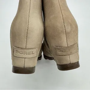 Sorel NL2805 Lea Wedge Chelsea Leather Waterproof Boots Size‎ 8 thumbnail 8