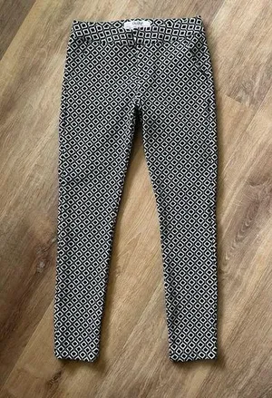 Bebop Pants- Black and White. Size 3. thumbnail 1