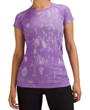 Lululemon Swiftly Tech Short Sleeve Shirt 2.0 Shadow Bloom Moonlit Magenta thumbnail 1