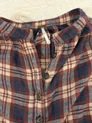 Free People Flannel Plaid thumbnail 3