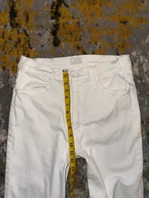 MOTHER The Hustler Ankle Fray Jeans Size 32 thumbnail 4