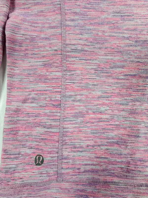 Lululemon Define Jacket Pink Space Dye Full‎ Zip Thumbholes Size 6 thumbnail 6