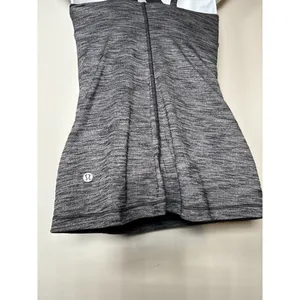 LULULEMON Size 4 Athletica Tank Top Heathered Gray Activewear‎ Gym Yoga Pilates thumbnail 6