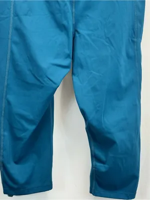 Free People Movement Class Act Cropped Legging L Blue Grass Running Workout Gym thumbnail 8