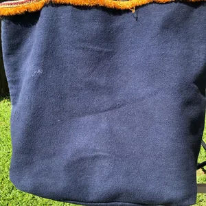 Large A & P Denim Carryall Tote thumbnail 8