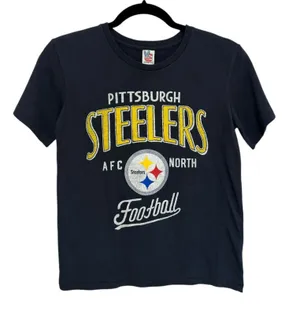 Junk Food Women’s Fitted Pittsburgh Steelers T-Shirt - Size M thumbnail 1
