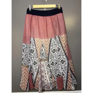 J. Gee Skirt Womens Small Multicolor Floral Boho Peasant Maxi Elastic Waist thumbnail 5