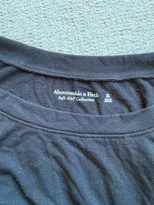 Abercrombie & Fitch Long-Sleeve Black Ruched Side Women's Top thumbnail 3