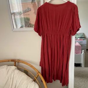 Baltic Born Hannah Ruffle Midi Dress in Burnt Orange 2XL thumbnail 5