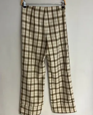 Princess Polly Plaid Straight Leg Pants NWOT thumbnail 3