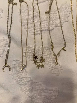 Gold Layered Pendant Necklace Set - Women Jewelry thumbnail 2