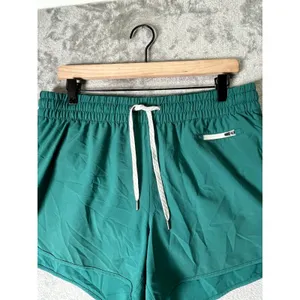Vuori Clementine Short Green Athletic Running Shorts Elastic Drawstring XL thumbnail 2