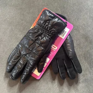 HEAD Women's Black Waterproof Hybrid Touchscreen Compatible Gloves Size M NEW thumbnail 1